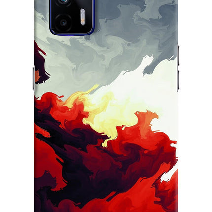 Fire Cloud Realme GT 5G Hard Case Back Cover by Casekaro
