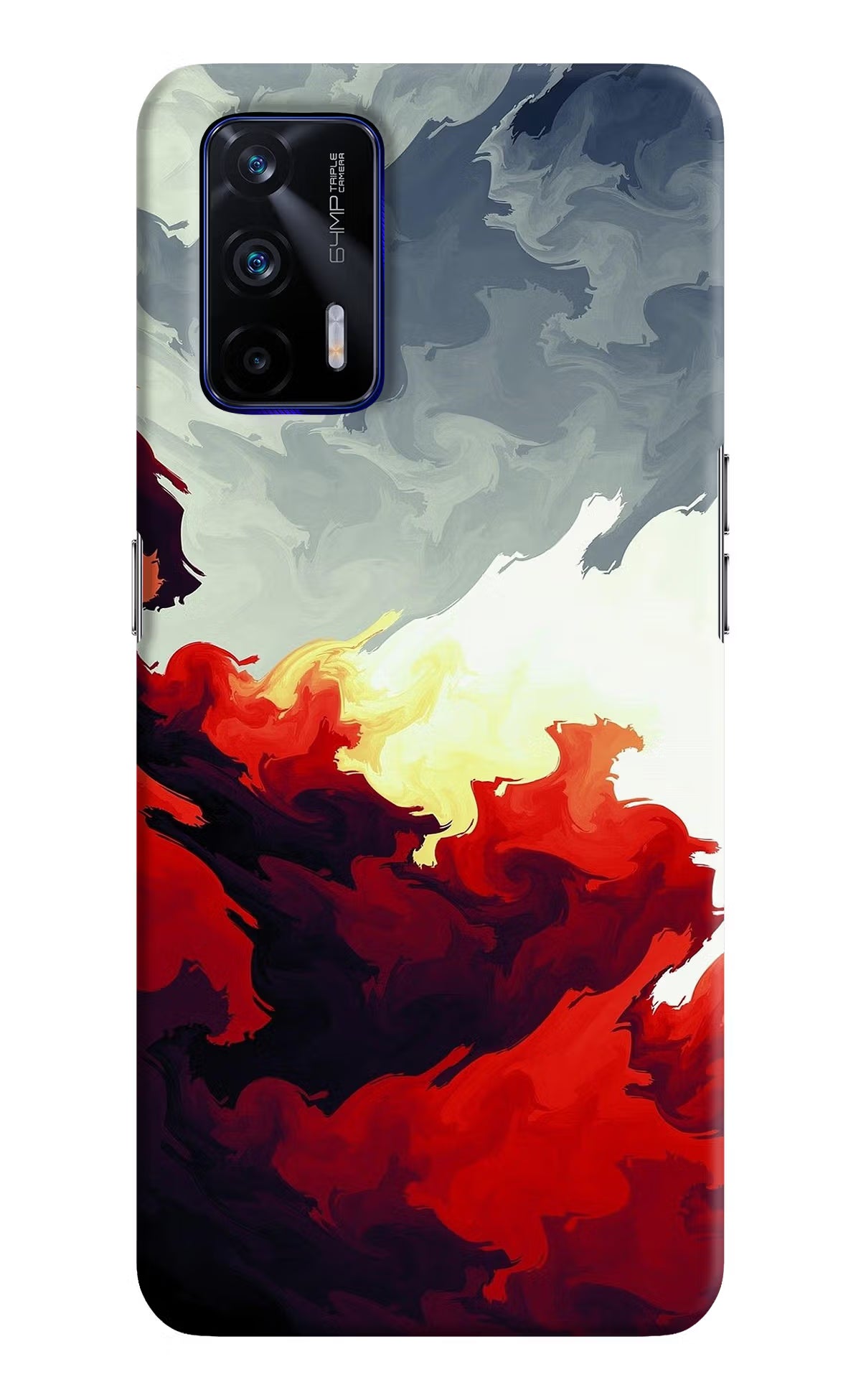 Fire Cloud Realme GT 5G Hard Case Back Cover by Casekaro