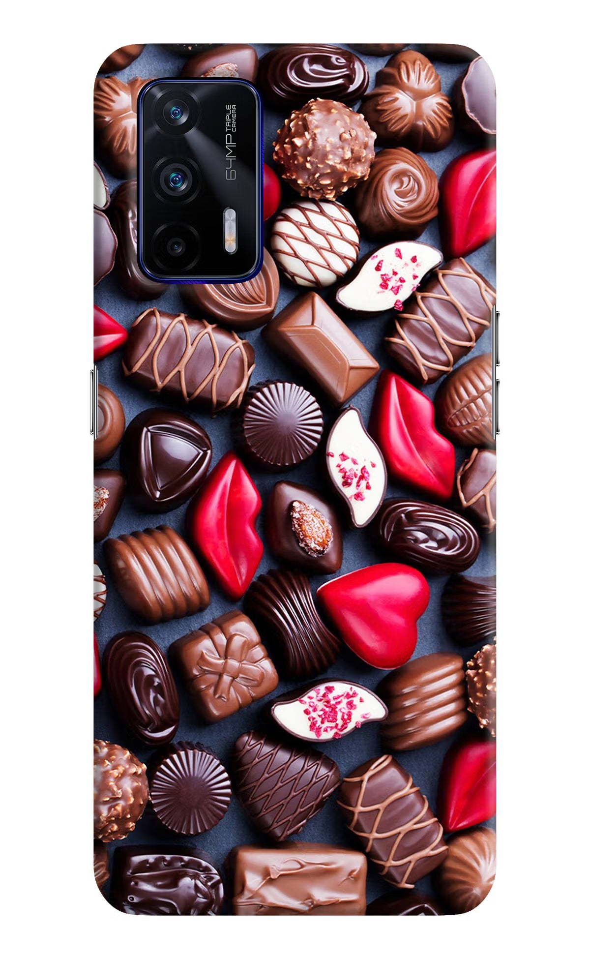 Chocolates Realme GT 5G Hard Case Back Cover by Casekaro
