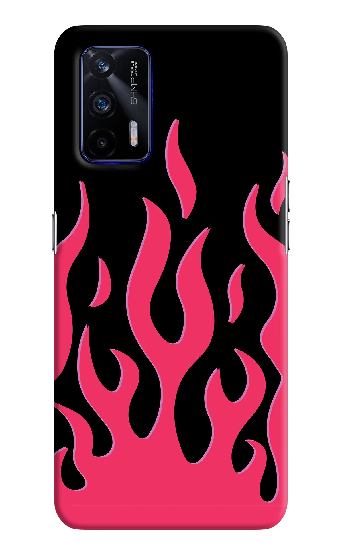 Fire Flames Realme GT 5G Hard Case Back Cover by Casekaro