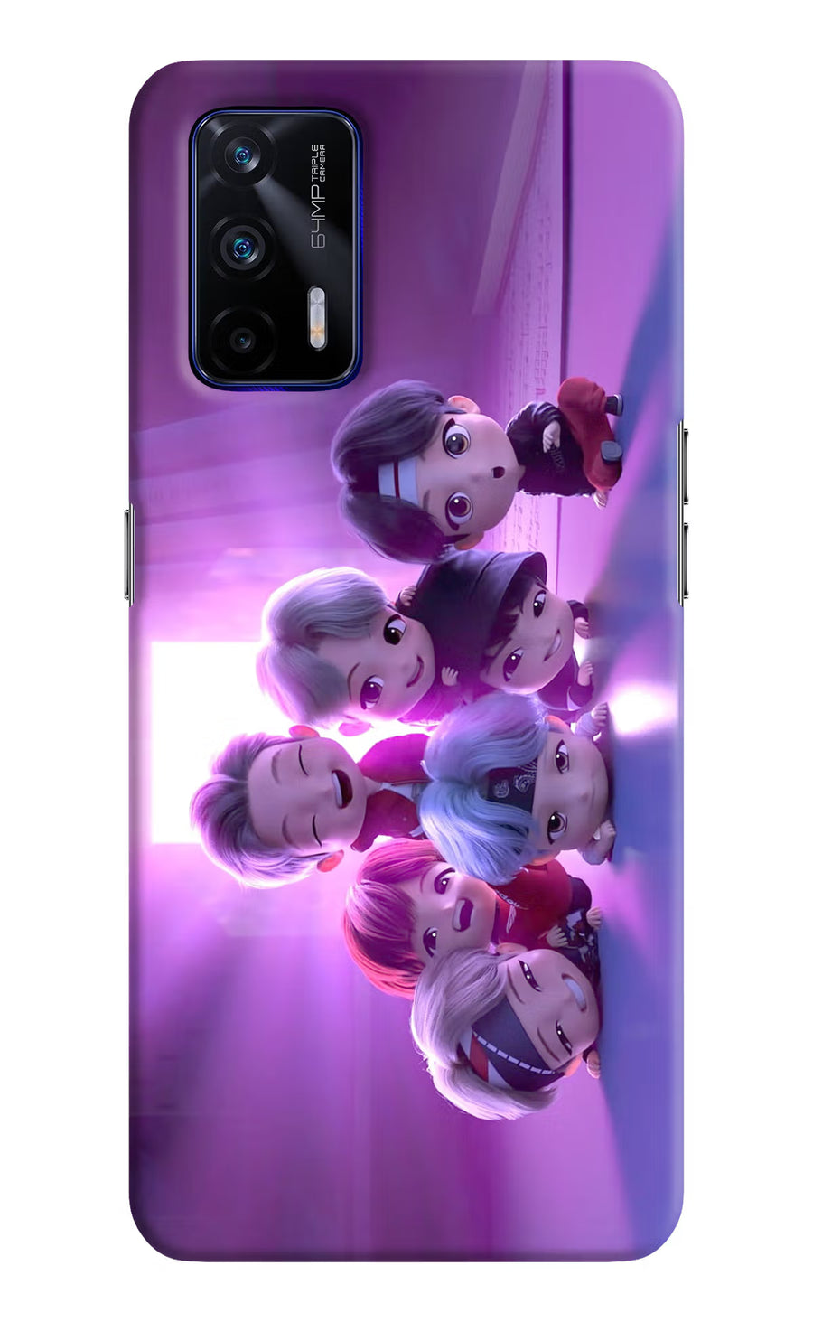 BTS Chibi Realme GT 5G Back Cover, Hard case