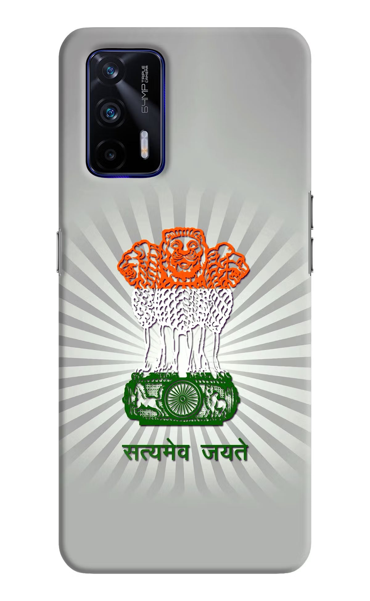 Satyamev Jayate Art Realme GT 5G Hard Case Back Cover by Casekaro