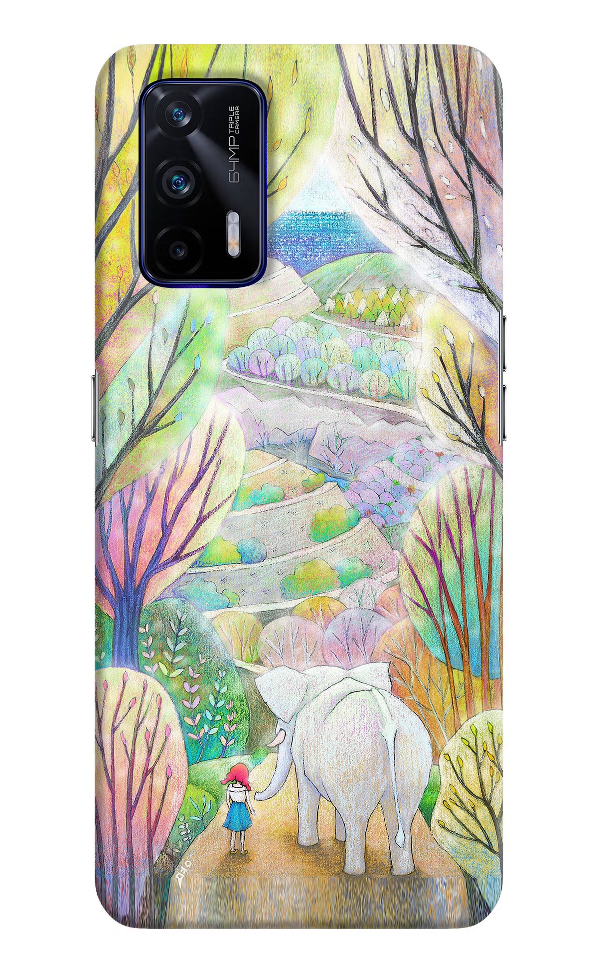Nature Painting Realme GT 5G Hard Case Back Cover by Casekaro