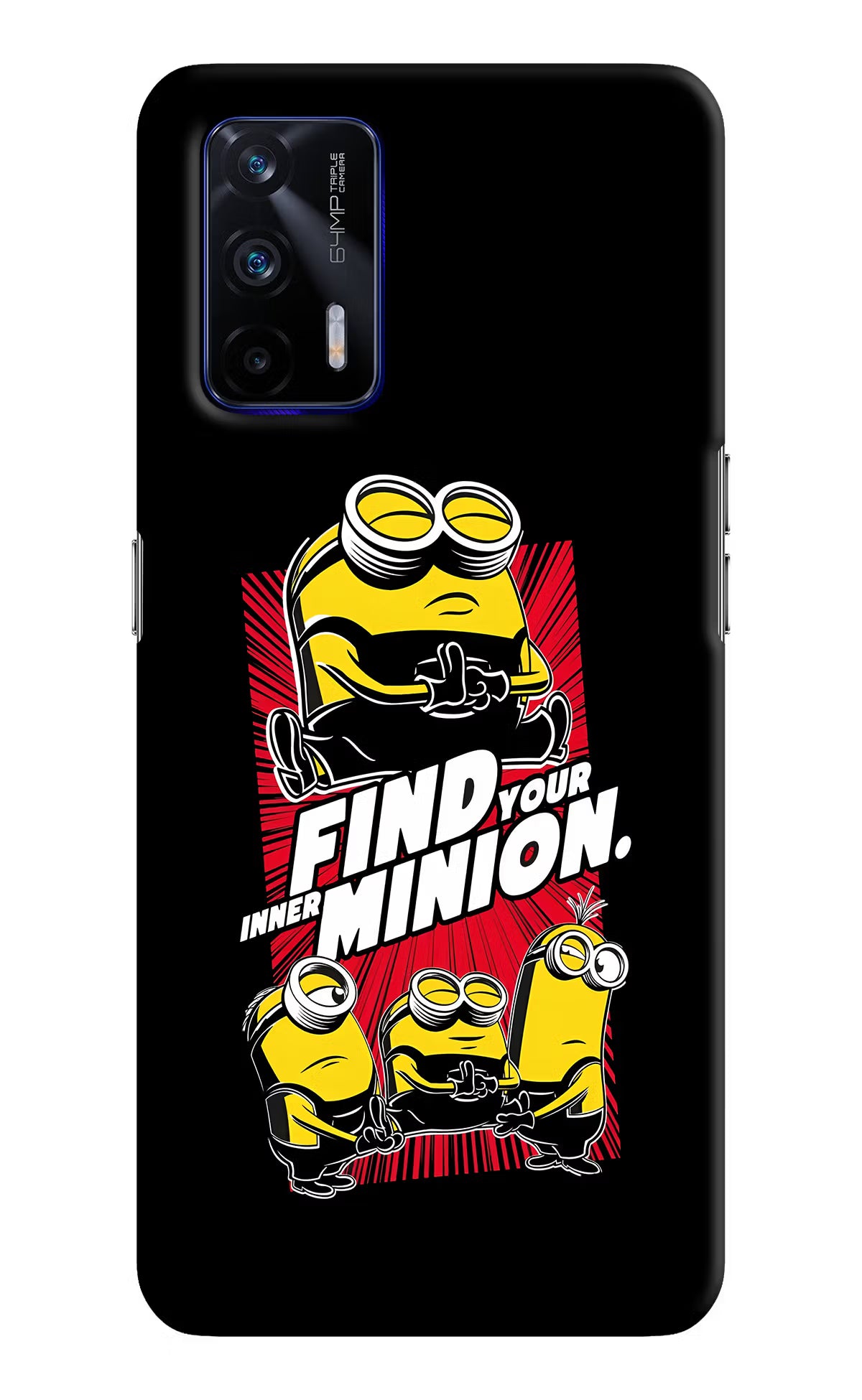 Find your inner Minion Realme GT 5G Hard Case Back Cover by Casekaro
