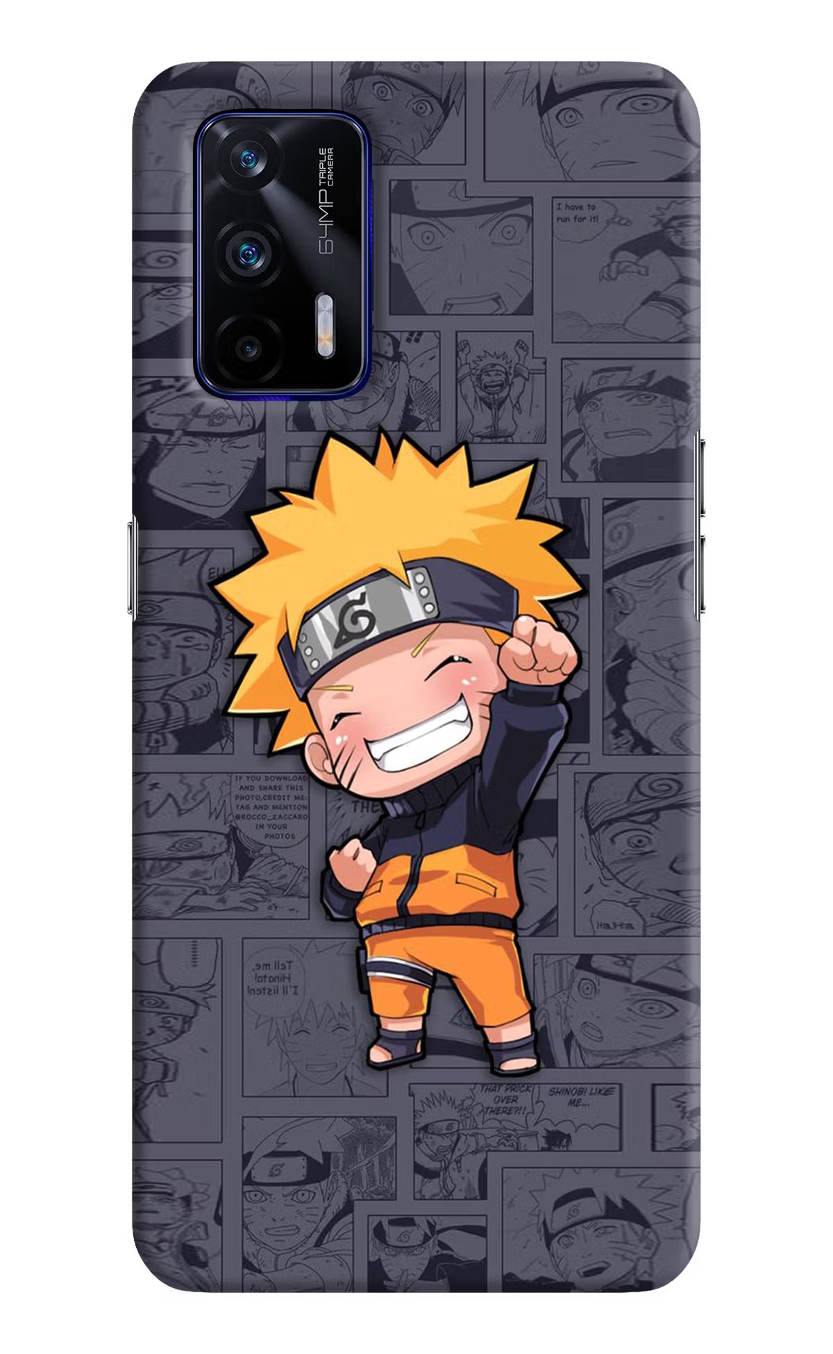 Chota Naruto Realme GT 5G Hard Case Back Cover by Casekaro