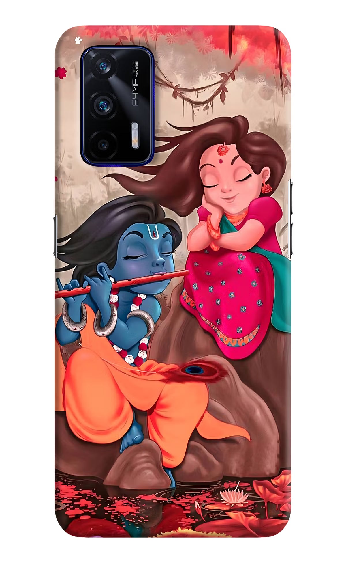Radhe Krishna Realme GT 5G Hard Case Back Cover by Casekaro
