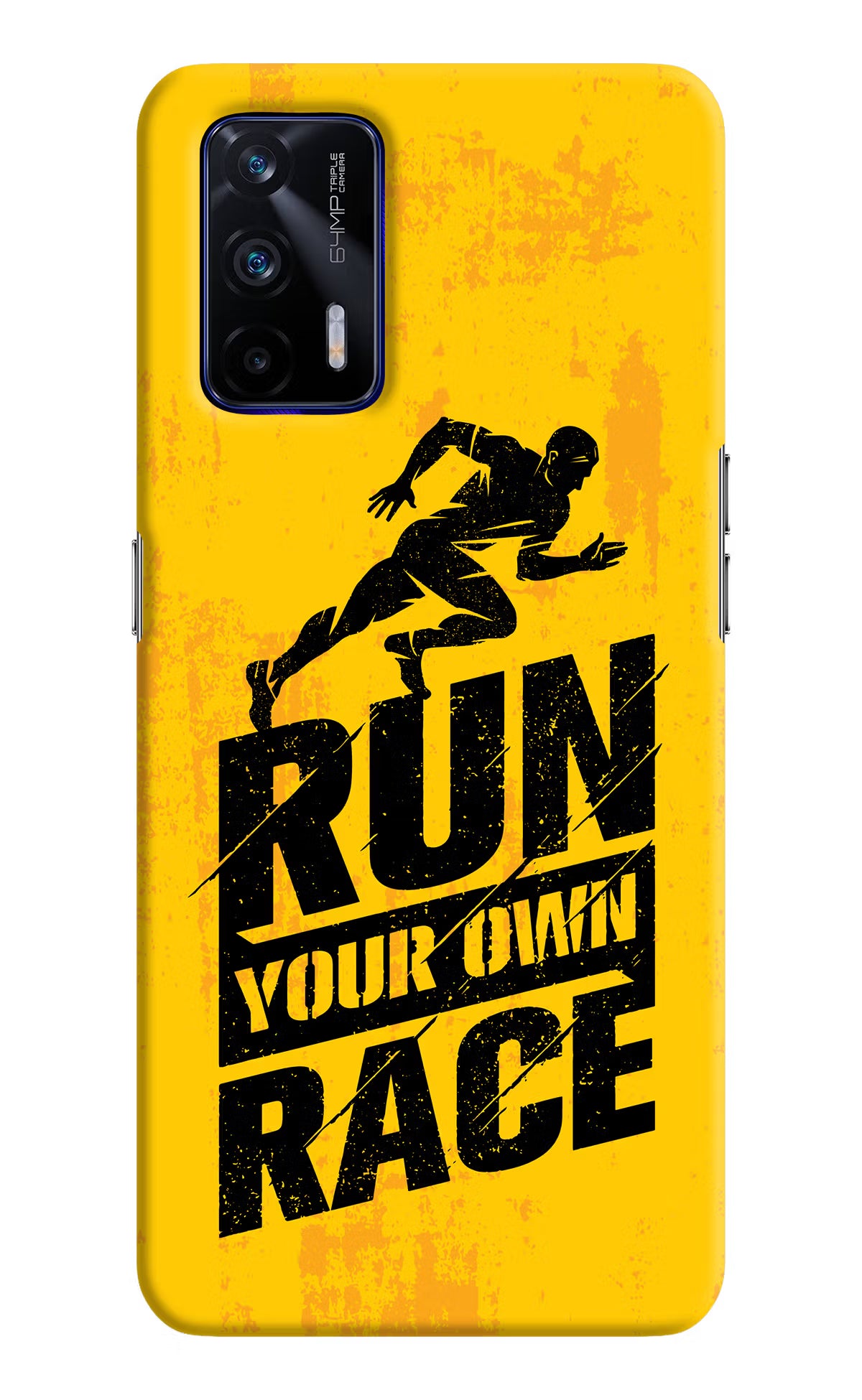 Run Your Own Race Realme GT 5G Hard Case Back Cover by Casekaro