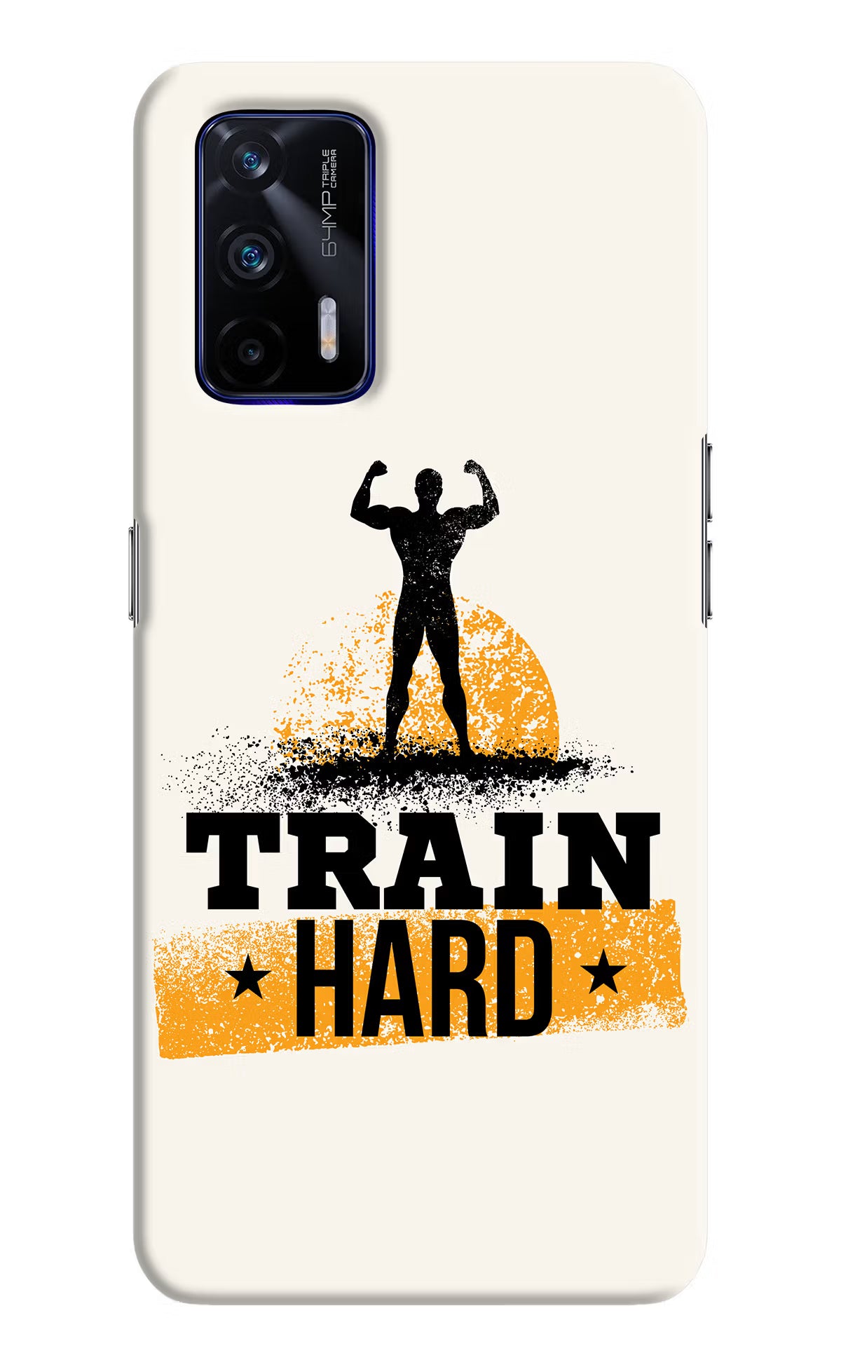 Train Hard Realme GT 5G Hard Case Back Cover by Casekaro