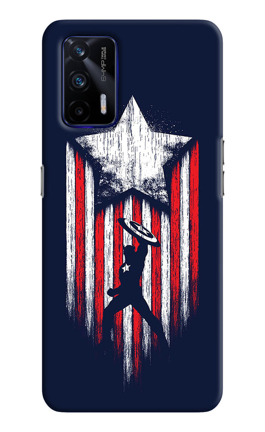 Captain America Marvel Art Realme GT 5G Back Cover