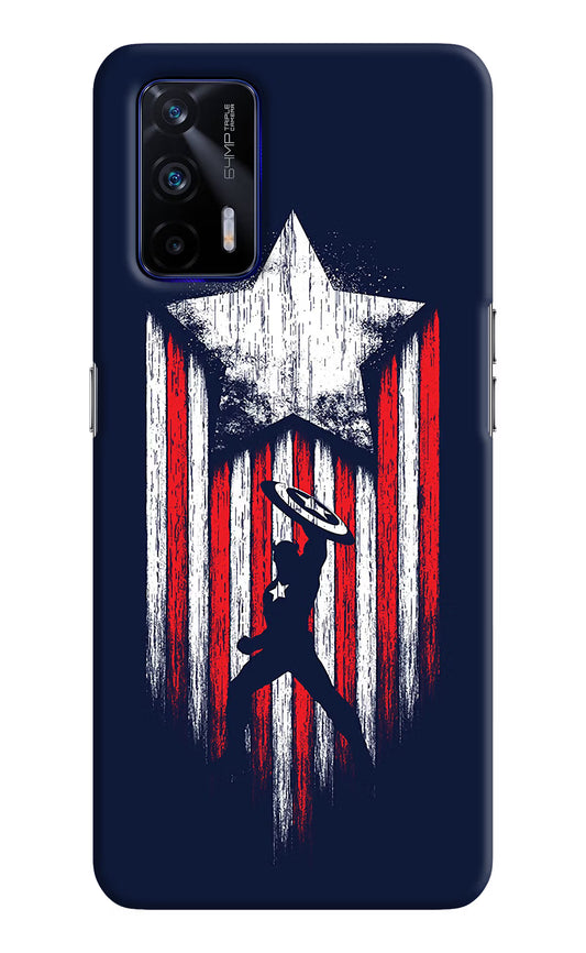 Captain America Marvel Art Realme GT 5G Hard Case Back Cover by Casekaro