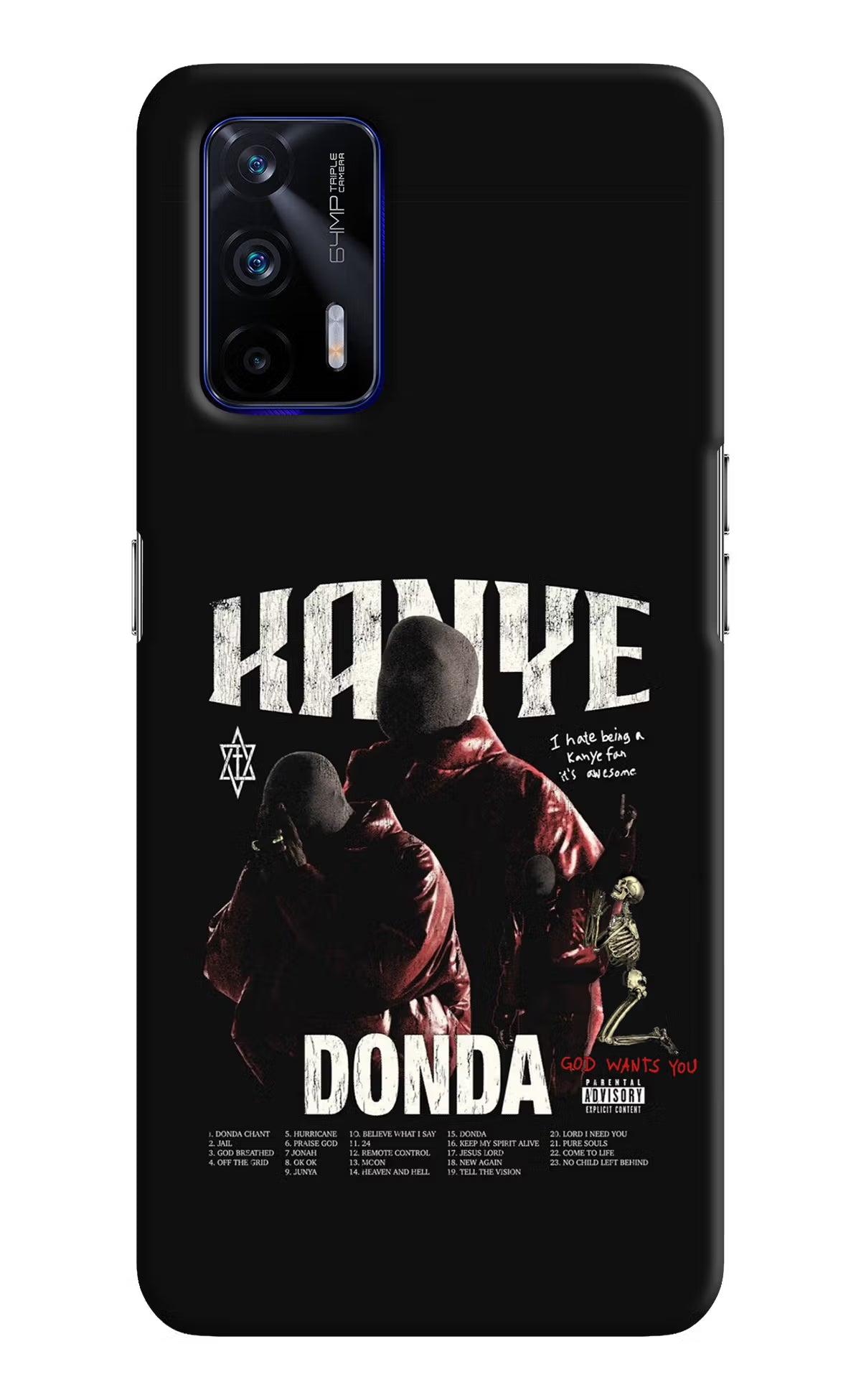 Donda Kanye West Realme GT 5G Hard Case Back Cover by Casekaro