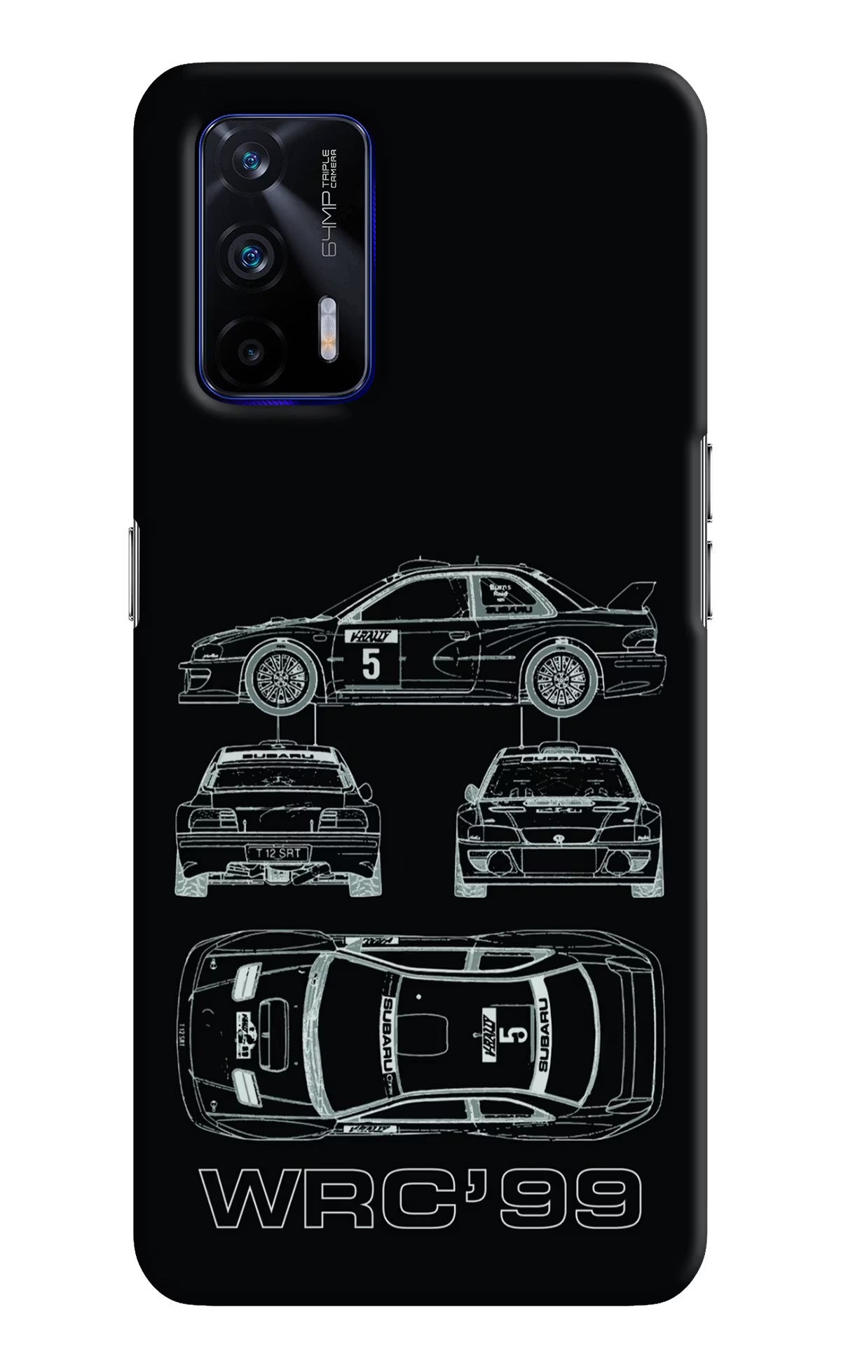 WRC'99 Realme GT 5G Hard Case Back Cover by Casekaro