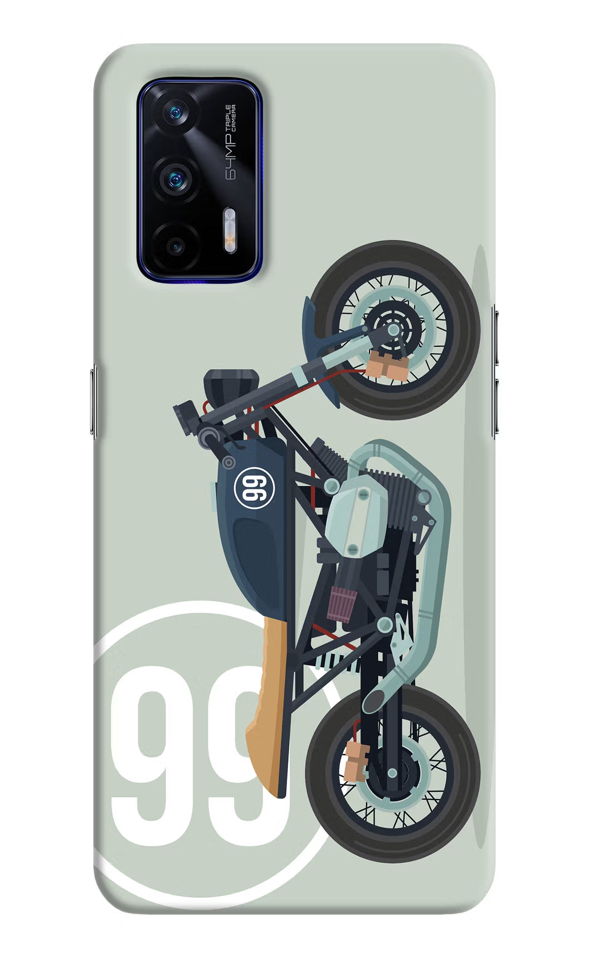 Classic Cafe Racer 99 Realme GT 5G Hard Case Back Cover by Casekaro