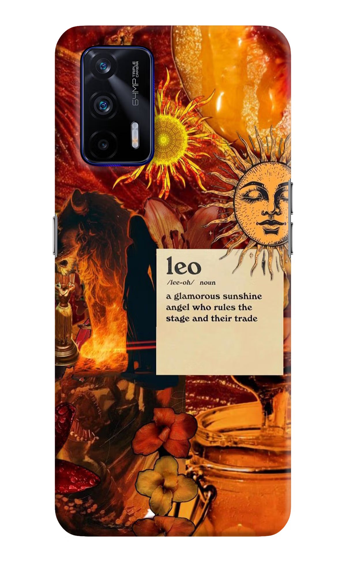 Leo Zodiac Realme GT 5G Hard Case Back Cover by Casekaro