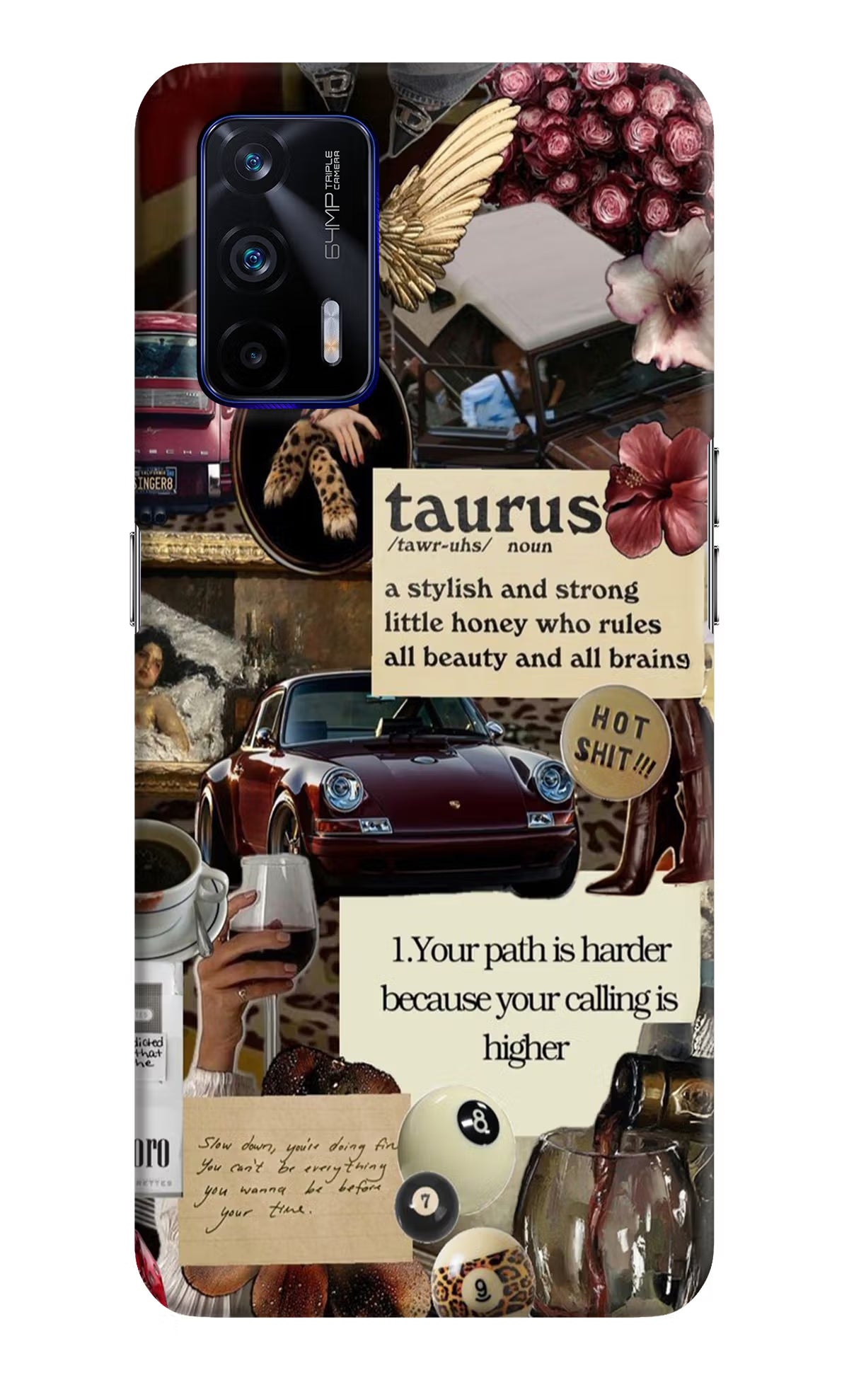 Taurus Zodiac Realme GT 5G Hard Case Back Cover by Casekaro
