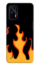 Fired Up – Black Realme GT 5G Hard Case Back Cover by Casekaro