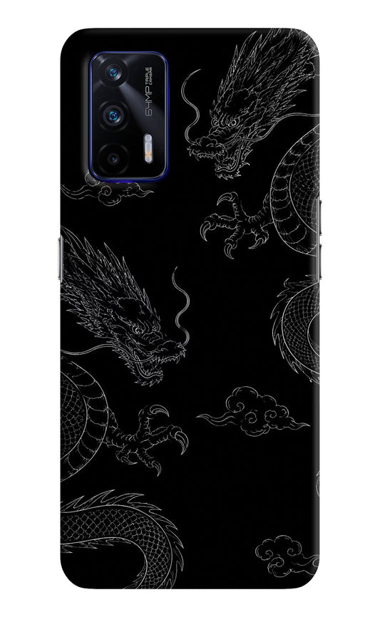 Twin Dragons Realme GT 5G Hard Case Back Cover by Casekaro