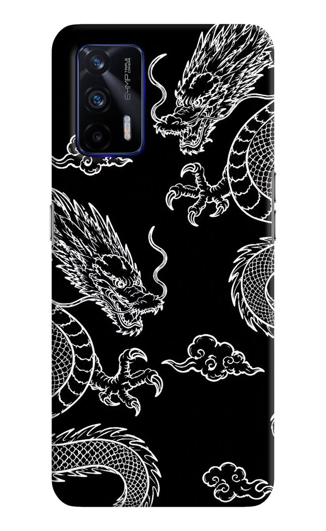 Twin Dragons Realme GT 5G Hard Case Back Cover by Casekaro