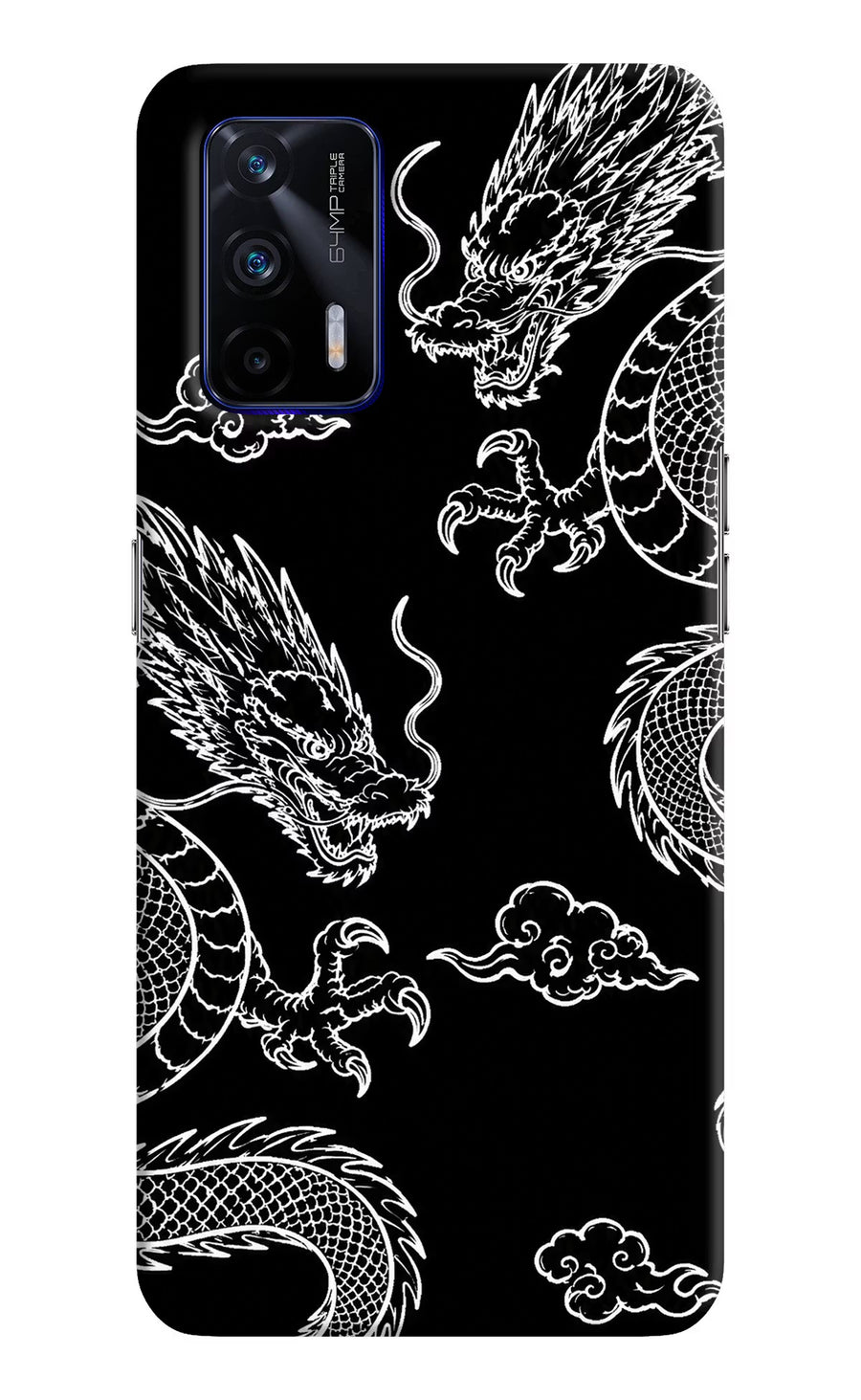 Twin Dragons Realme GT 5G Back Cover, Hard case