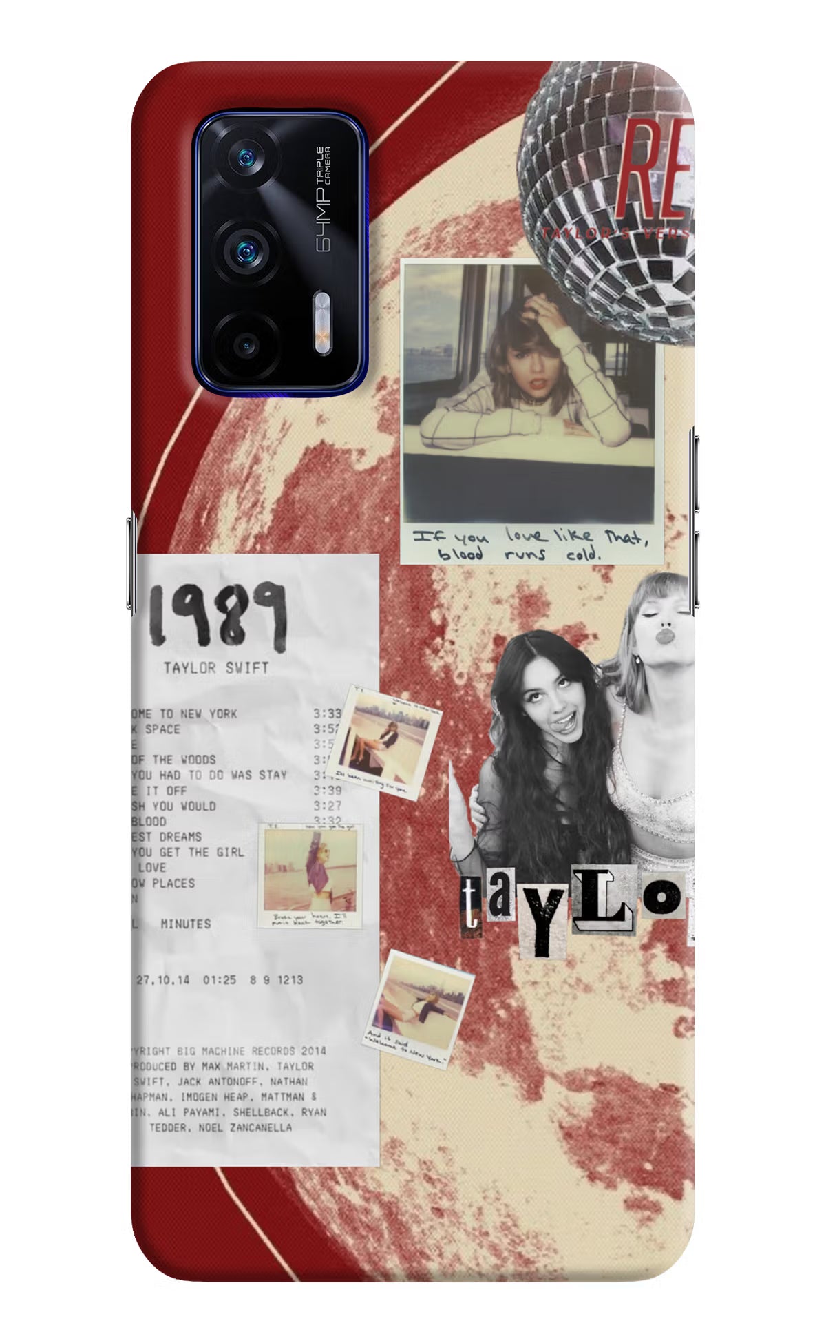 Taylor Swift Realme GT 5G Back Cover