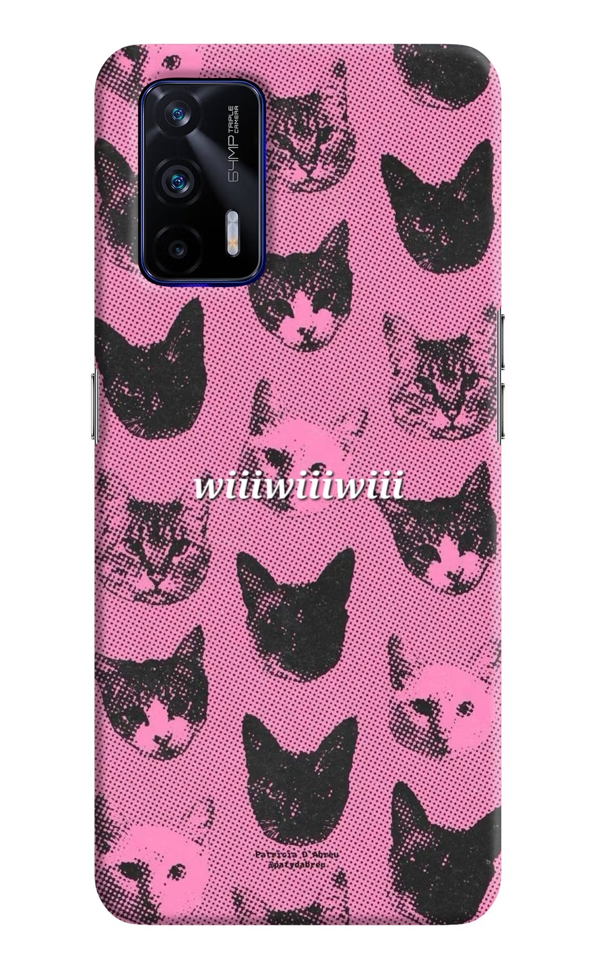 Pink Cats Realme GT 5G Back Cover