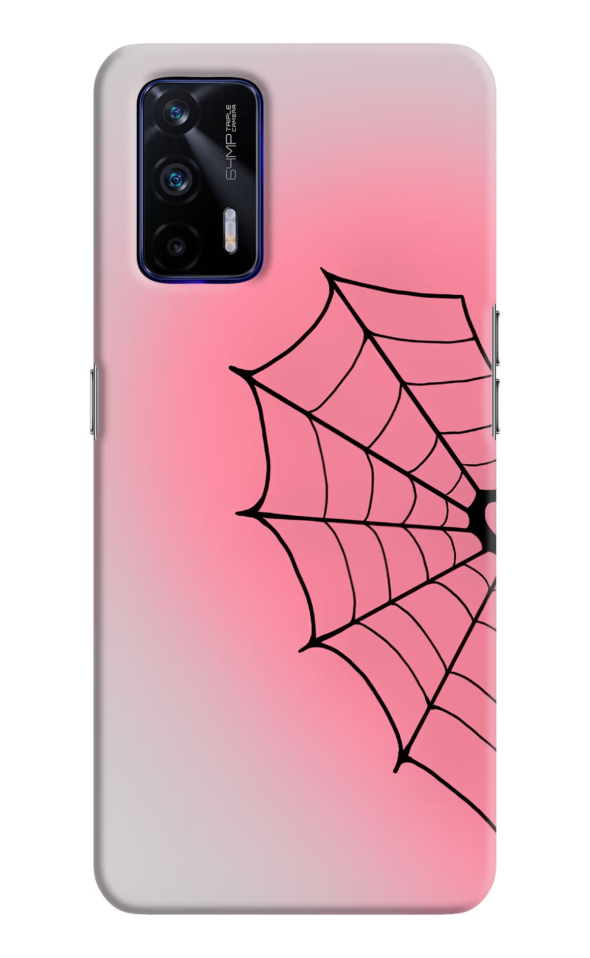 Pink Web Realme GT 5G Back Cover