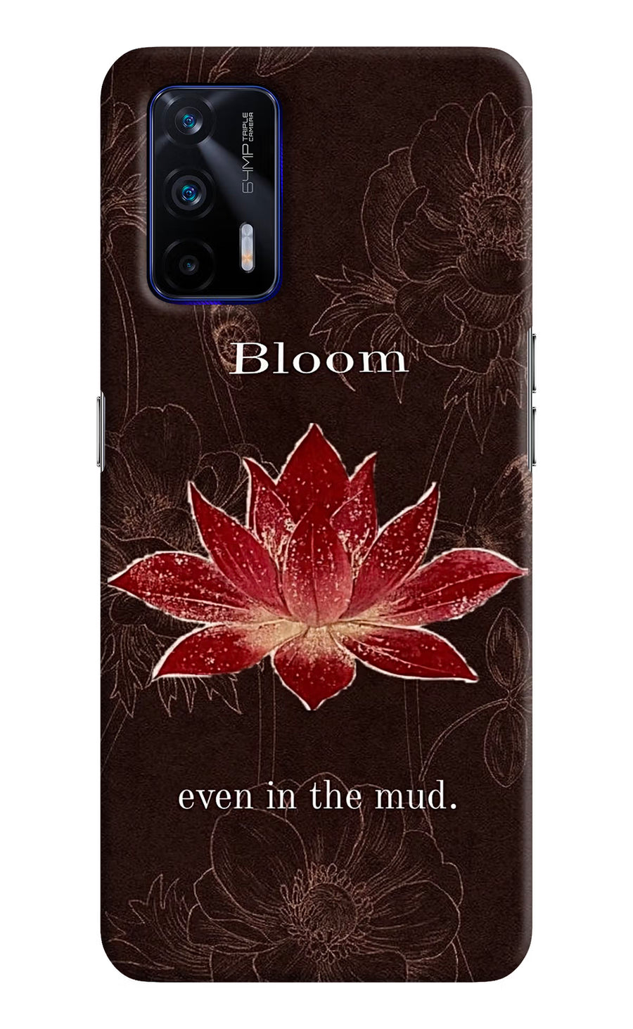 Bloom Realme GT 5G Back Cover, Hard case