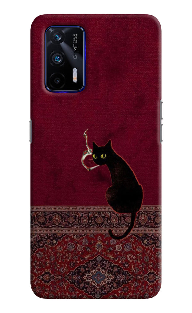 Midnight Cat Realme GT 5G Hard Case Back Cover by Casekaro