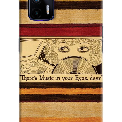Vinyl Stripes Realme GT 5G Back Cover