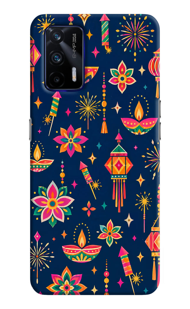 Festive Pop Realme GT 5G Hard Case Back Cover by Casekaro