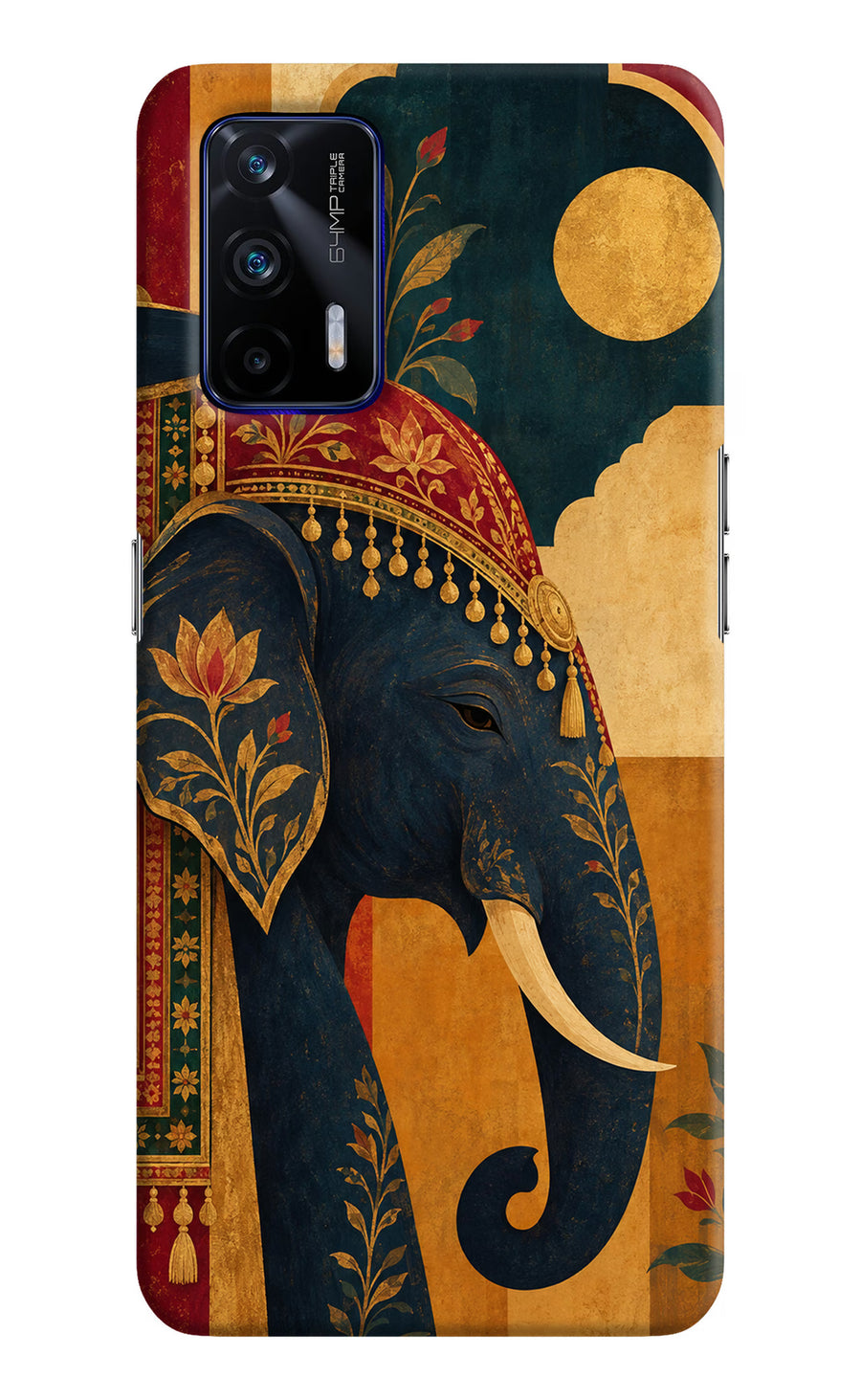 Royal Elephant Realme GT 5G Back Cover, Hard case