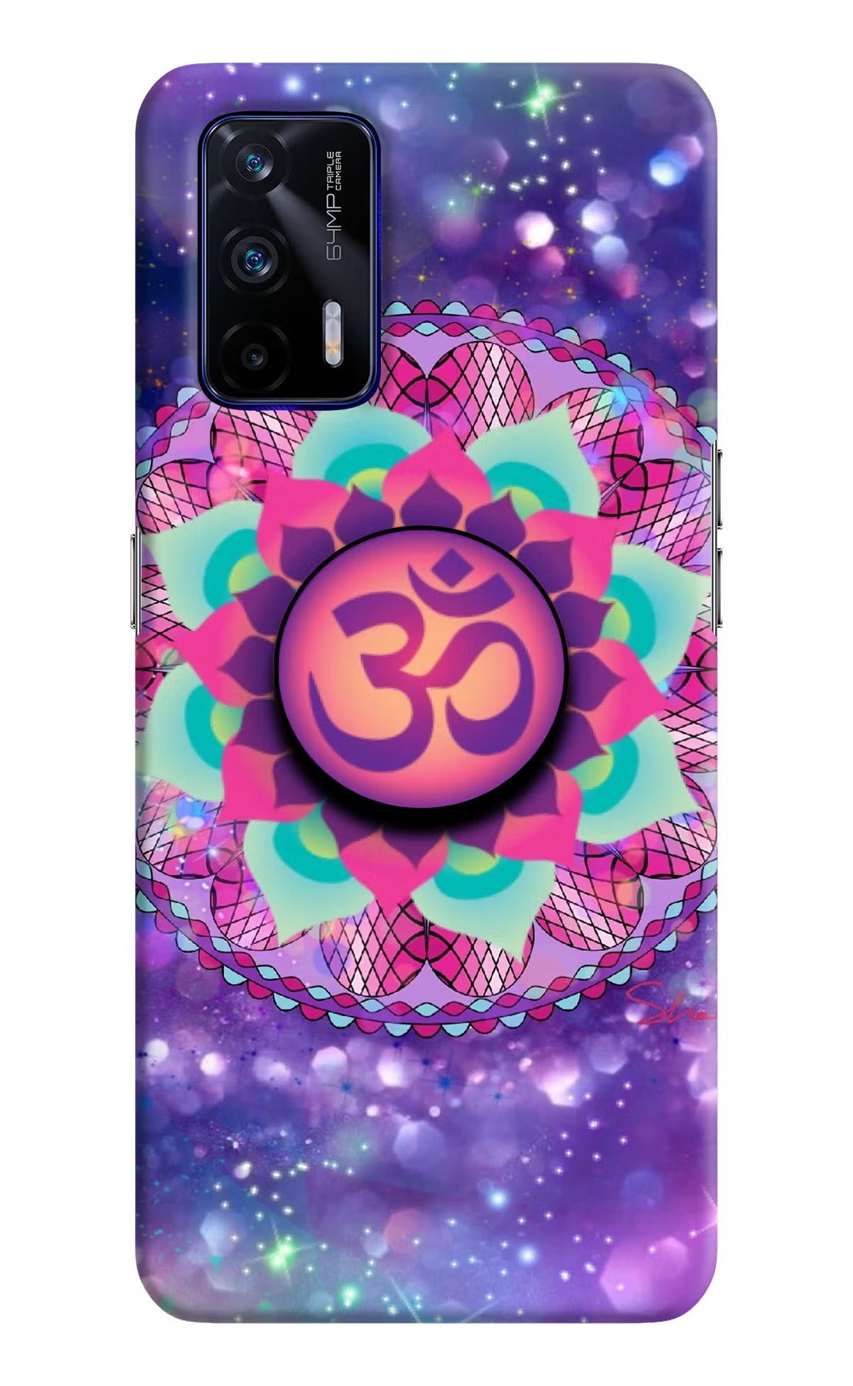 Om Purple Realme GT 5G Pop Case by Casekaro
