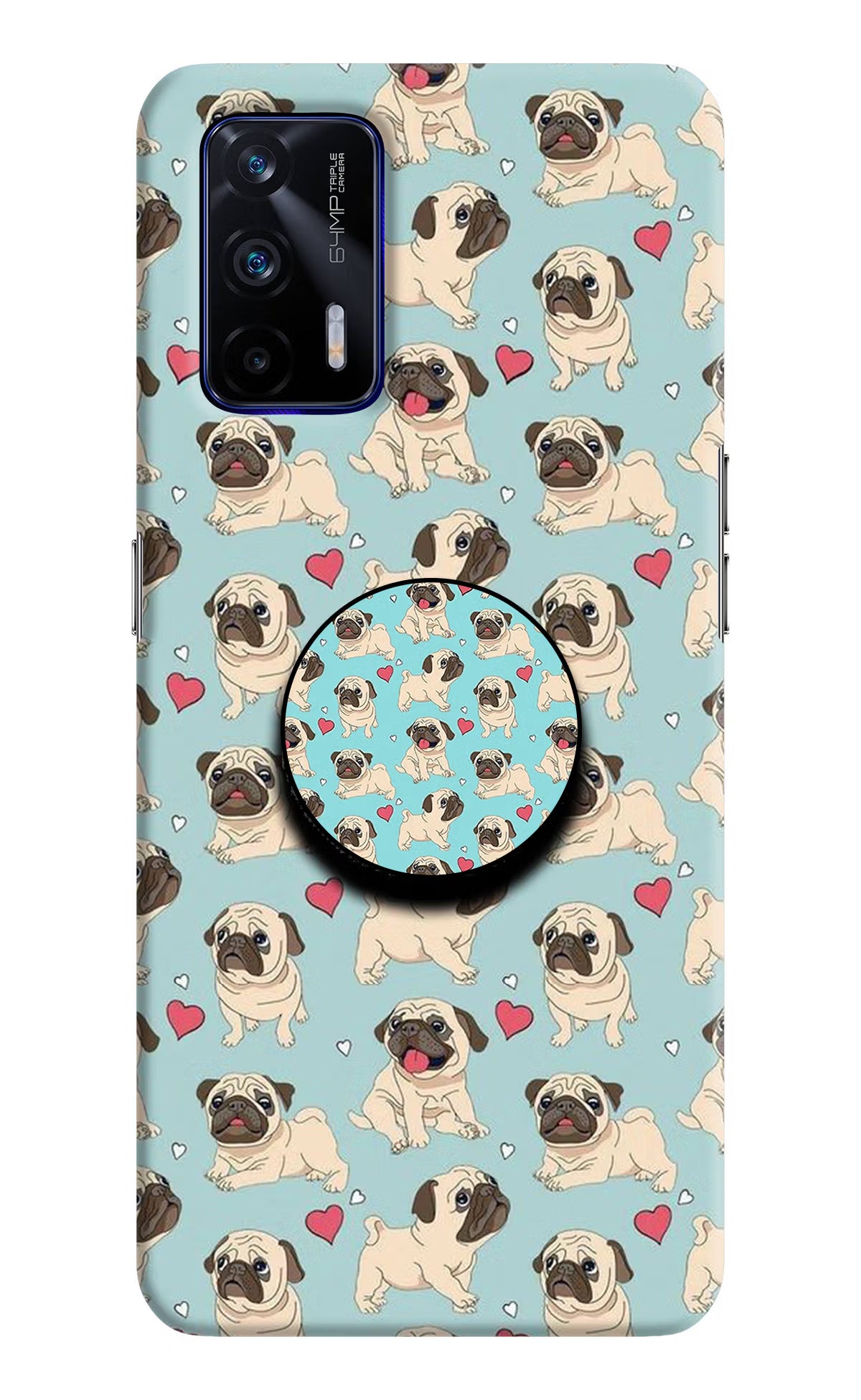 Pug Dog Realme GT 5G Pop Case by Casekaro
