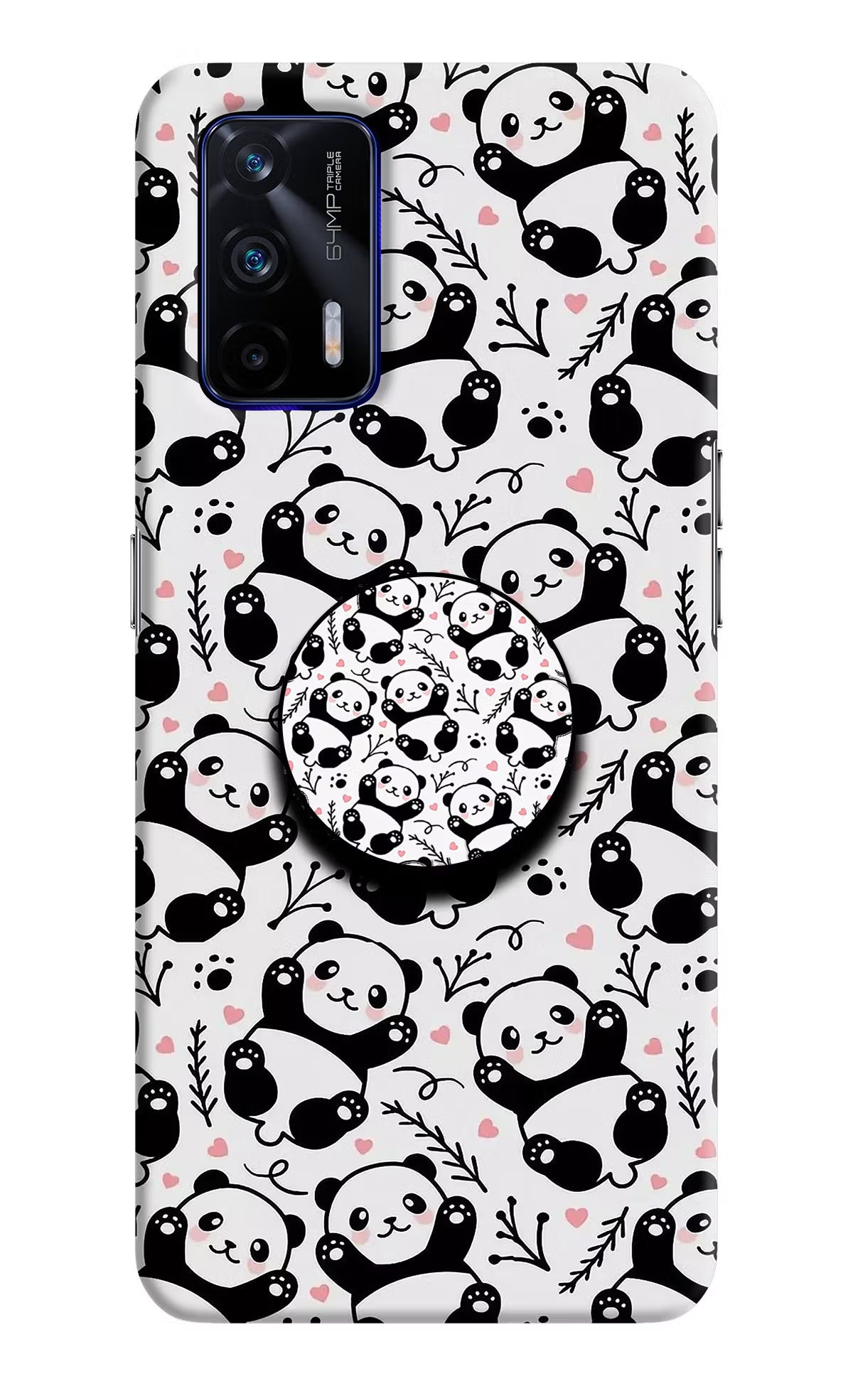 Cute Panda Realme GT 5G Pop Case by Casekaro