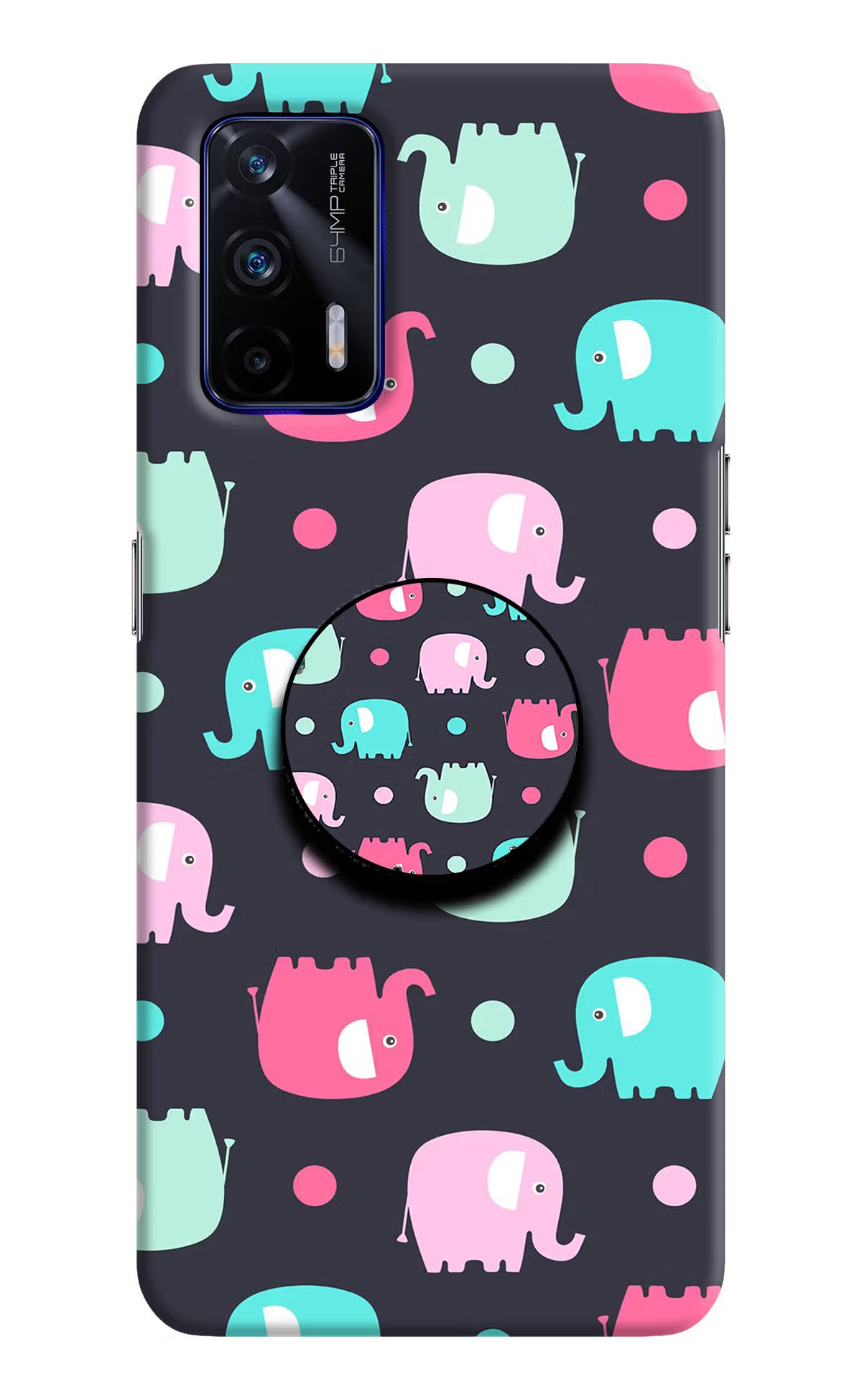 Baby Elephants Realme GT 5G Pop Case by Casekaro