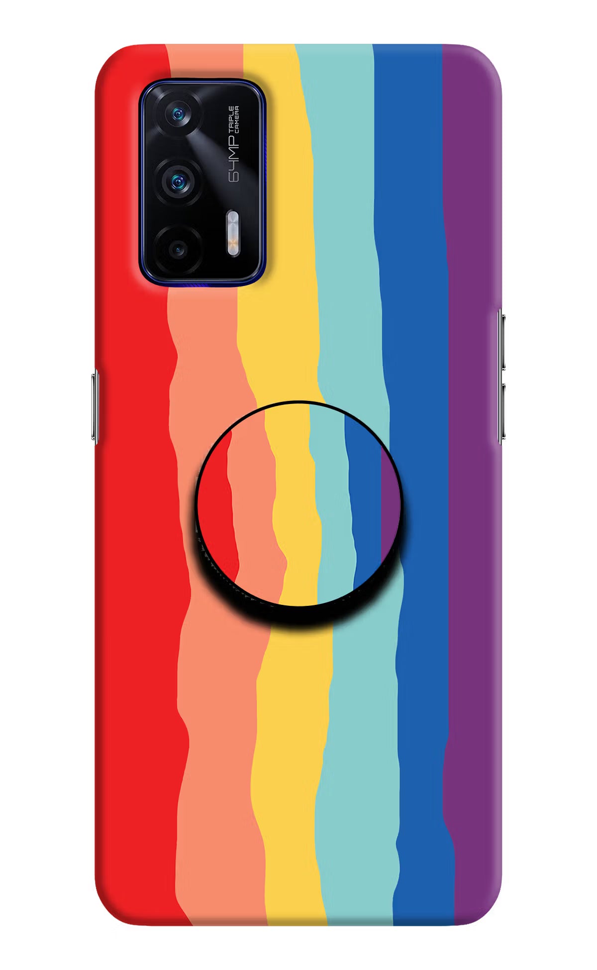 Rainbow Realme GT 5G Pop Case by Casekaro