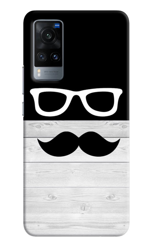 Mustache Vivo X60 Hard Case Back Cover by Casekaro