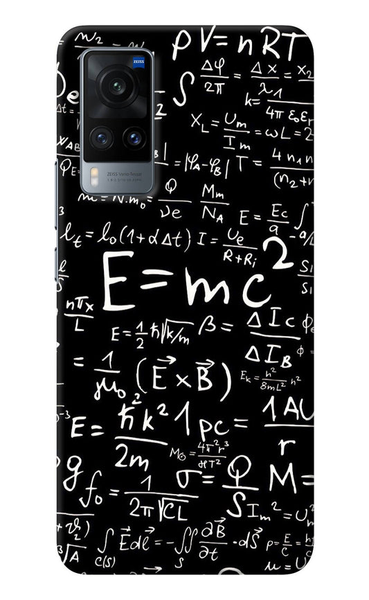 Physics Albert Einstein Formula Vivo X60 Back Cover
