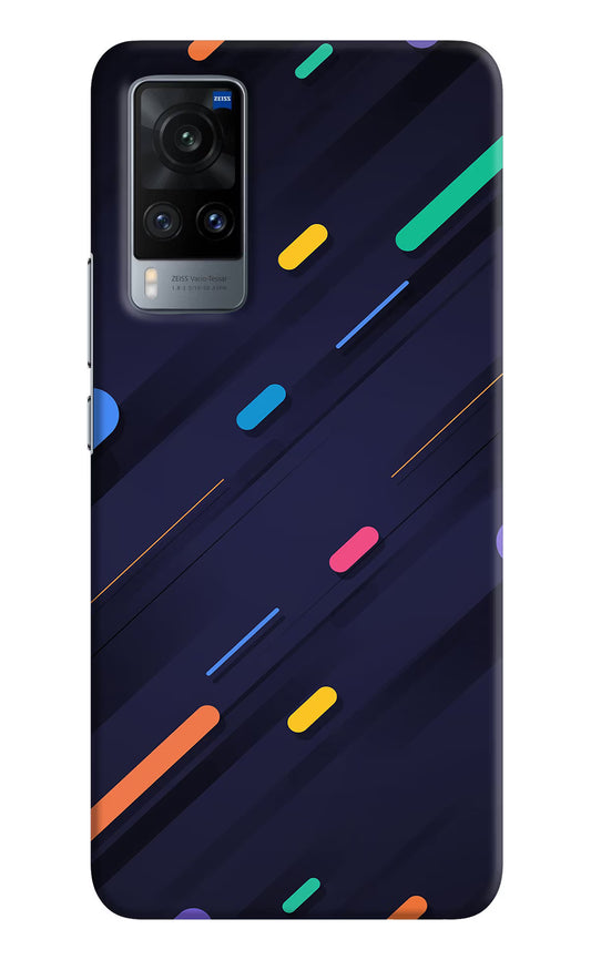 Abstract Design Vivo X60 Hard Case Back Cover by Casekaro