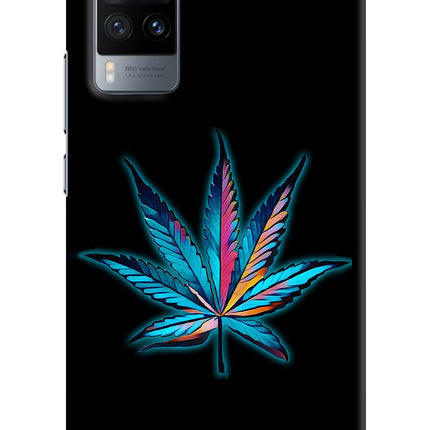 Weed Vivo X60 Hard Case Back Cover by Casekaro