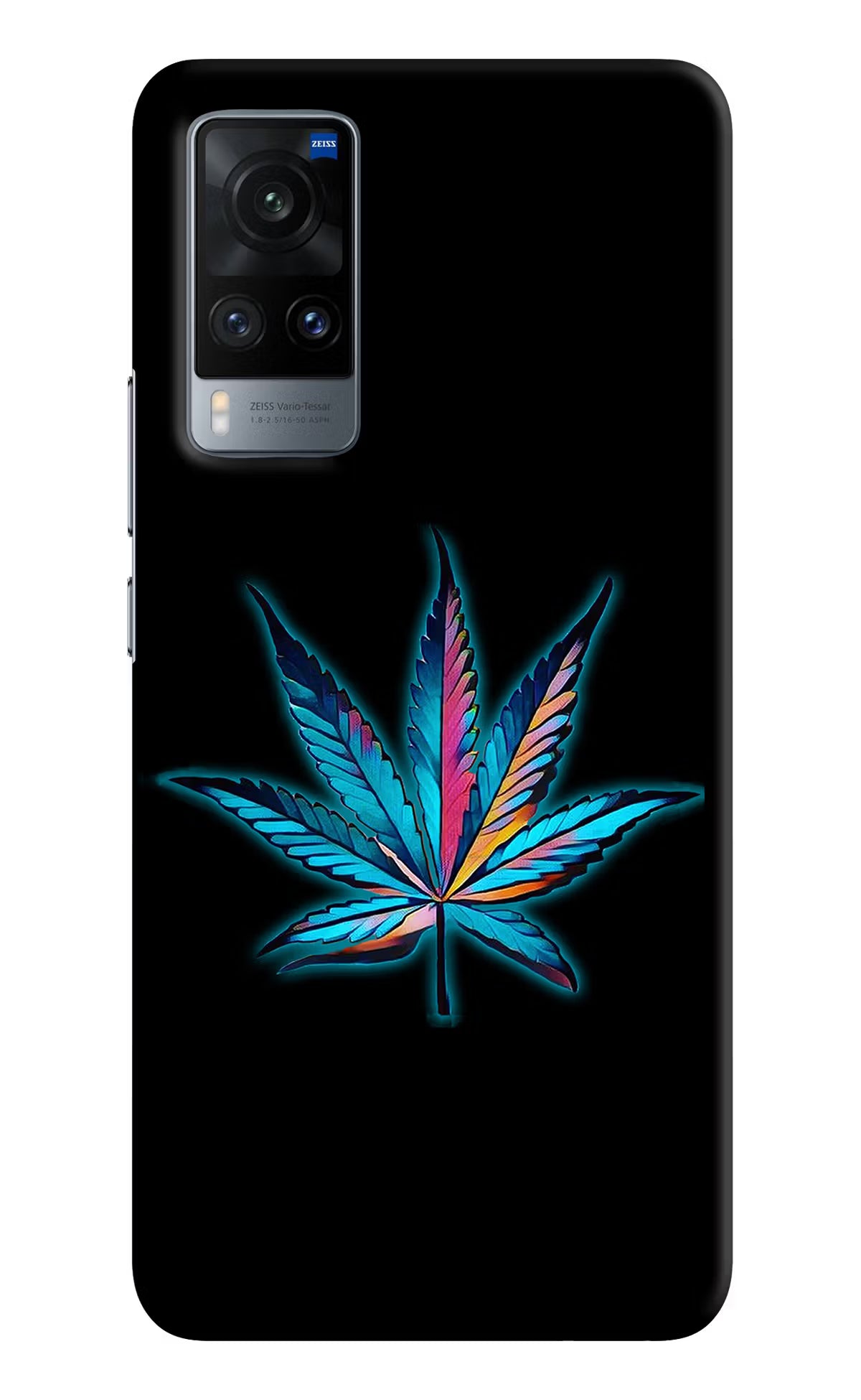 Weed Vivo X60 Hard Case Back Cover by Casekaro