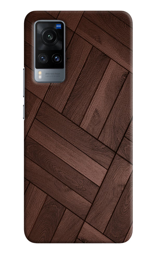 Wooden Texture Design Vivo X60 Hard Case Back Cover by Casekaro