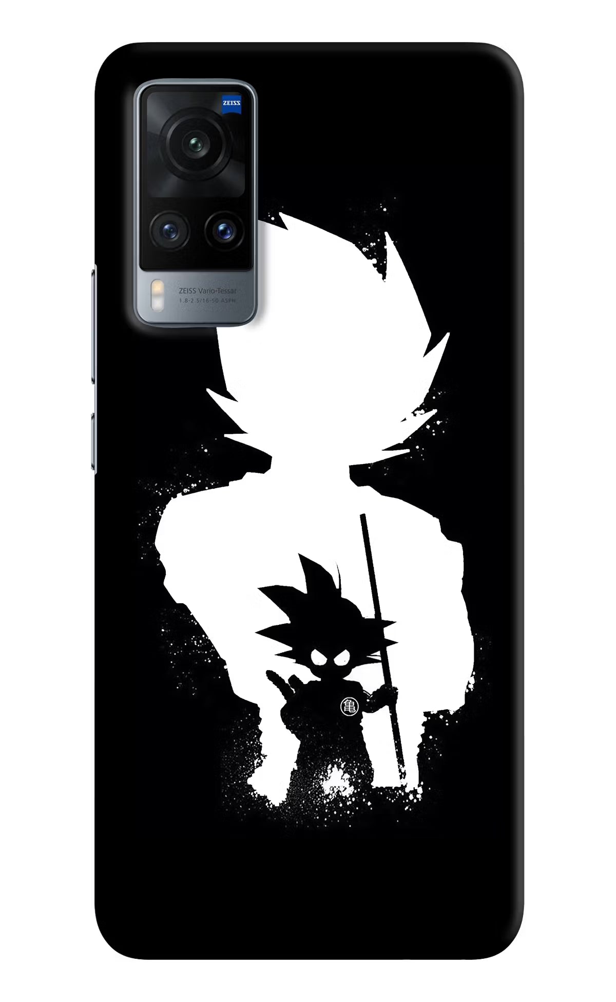 Goku Shadow Vivo X60 Hard Case Back Cover by Casekaro