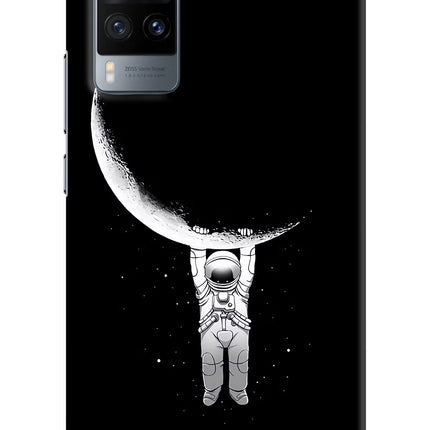 Moon Space Vivo X60 Hard Case Back Cover by Casekaro