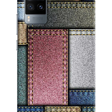 Multicolor Jeans Vivo X60 Hard Case Back Cover by Casekaro