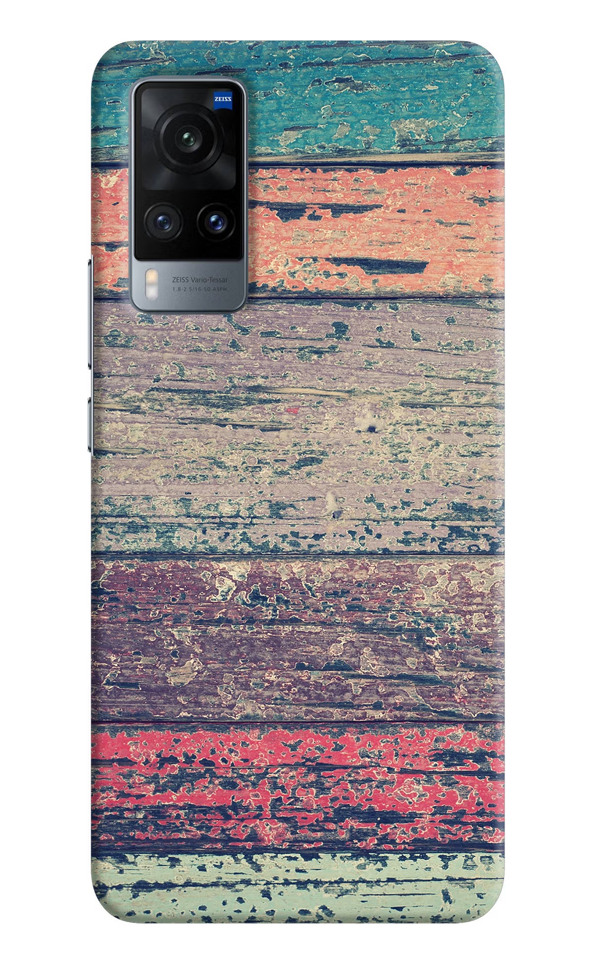 Colourful Wall Vivo X60 Hard Case Back Cover by Casekaro