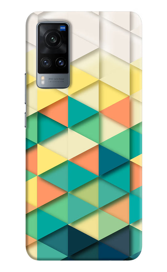 Abstract Vivo X60 Hard Case Back Cover by Casekaro