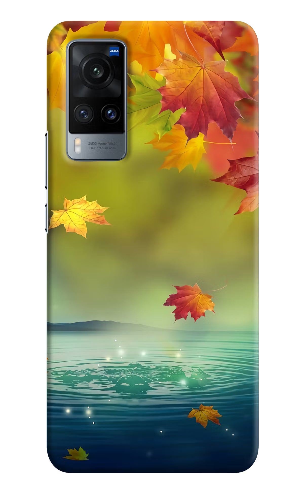 Flowers Vivo X60 Hard Case Back Cover by Casekaro