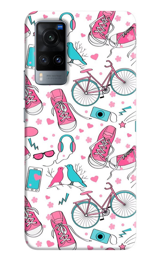 Artwork Vivo X60 Hard Case Back Cover by Casekaro