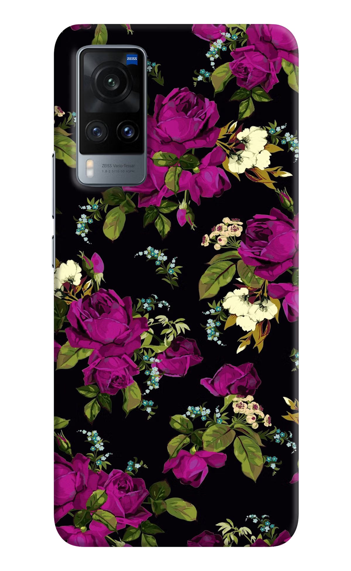 Flowers Vivo X60 Hard Case Back Cover by Casekaro